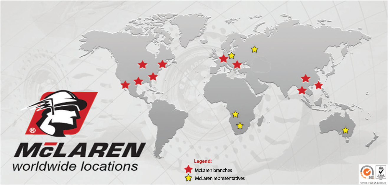 McLaren Worldwide Locations
